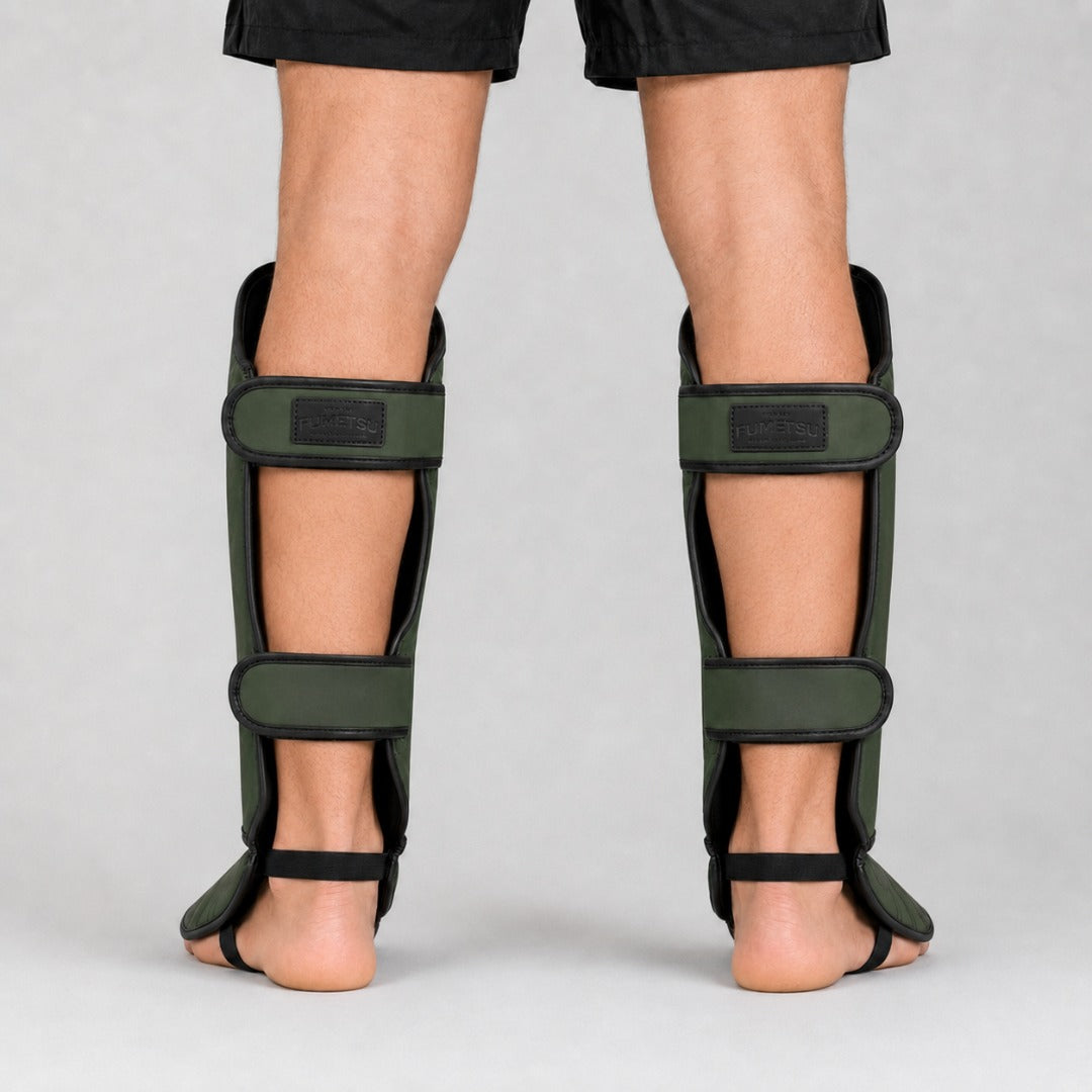 Fumetsu Anaconda Shin/Instep Guards Khaki/Black at Bytomic Trade & Wholesale 2