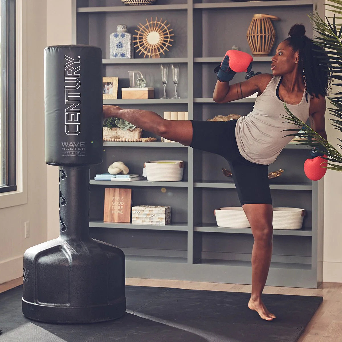 Black Century Original Wavemaster Freestanding Punch Bag at Bytomic Trade and Wholesale