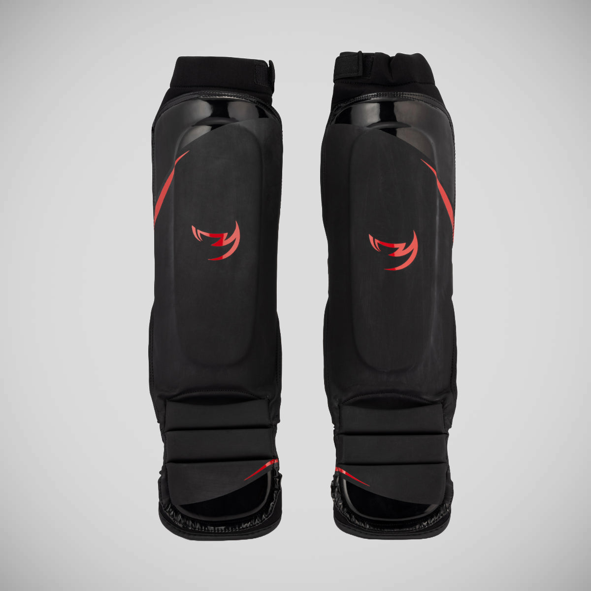 Fumetsu Ghost S3 MMA Shin Guards Black/Red at Bytomic Trade and Wholesale