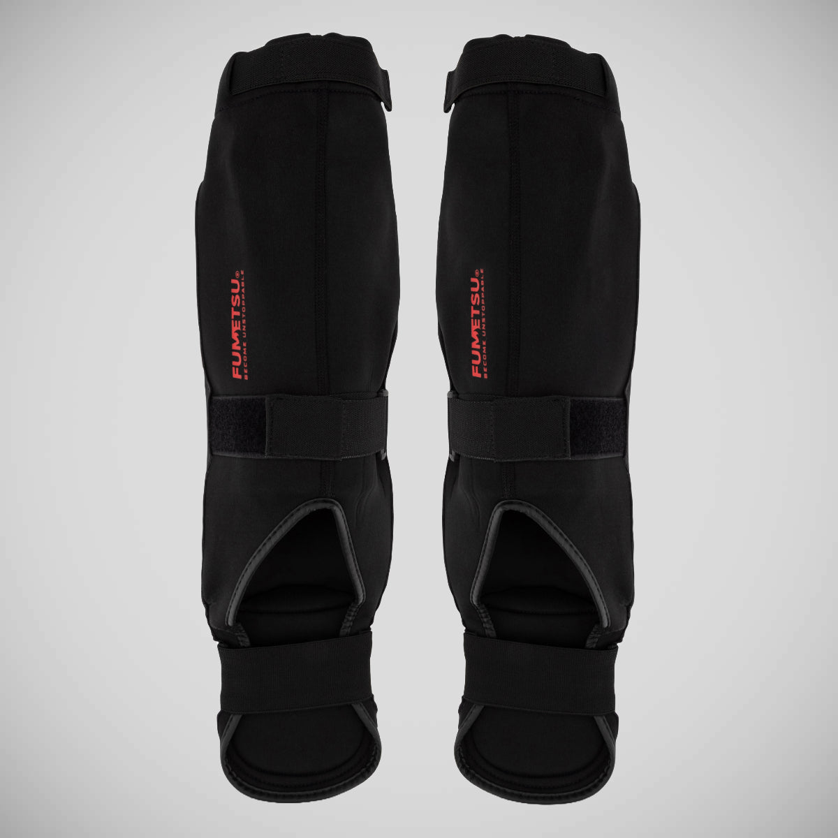 Fumetsu Ghost S3 MMA Shin Guards Black/Red at Bytomic Trade and Wholesale