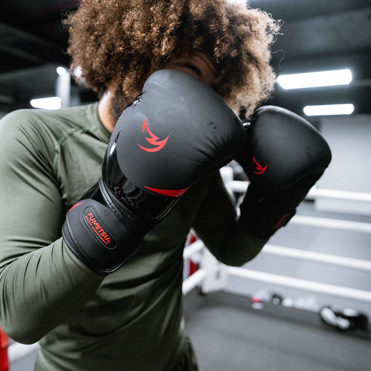 Fumetsu Ghost S3 MMA Sparring Gloves Black/Red at Bytomic Trade and Wholesale