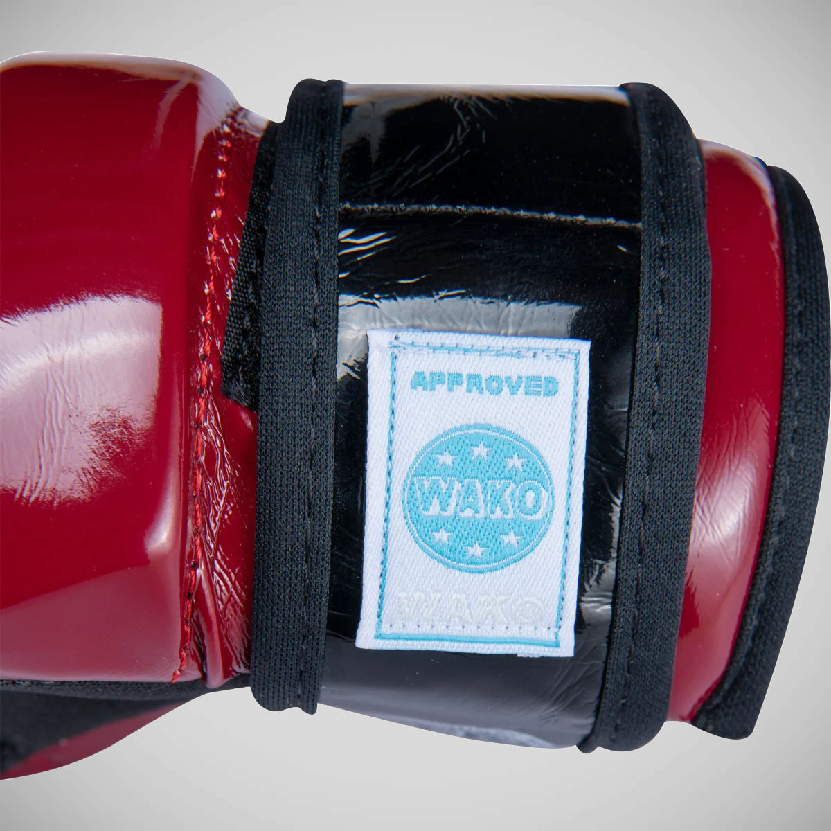 Black/Red Top Ten Glossy Block Pointfighter Gloves at Bytomic Trade and Wholesale