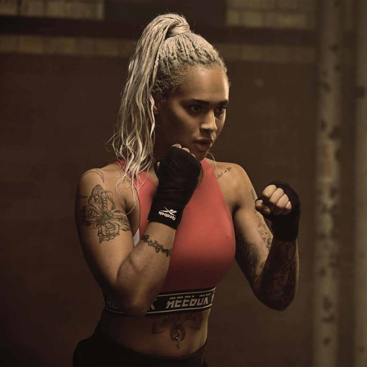 Reebok 2.5m Hand Wraps Black at Bytomic Trade and Wholesale