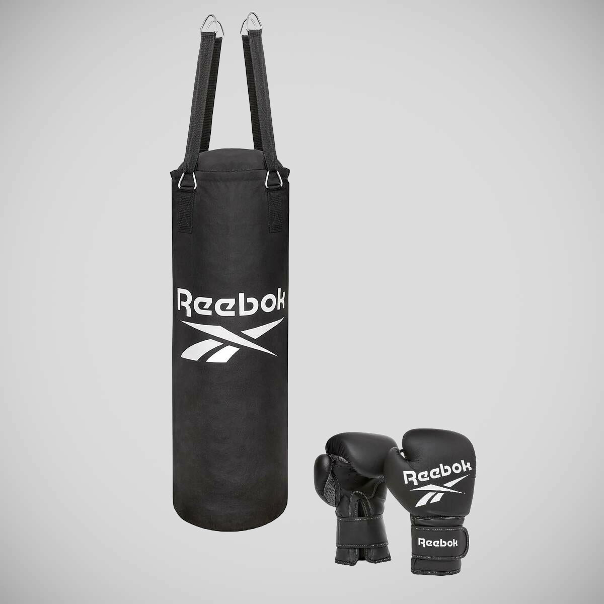 Reebok 3ft Punch Bag and Boxing Gloves Black at Bytomic Trade and Wholesale