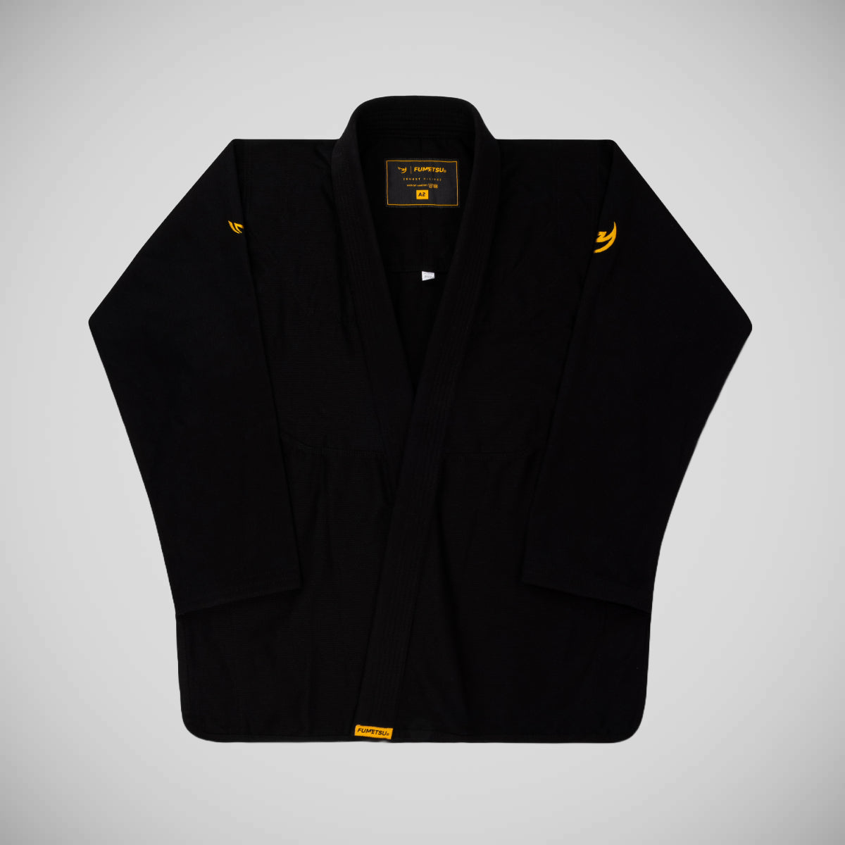 Fumetsu Womens Ghost V-Lite BJJ Gi Black/Yellow at Bytomic Trade and Wholesale
