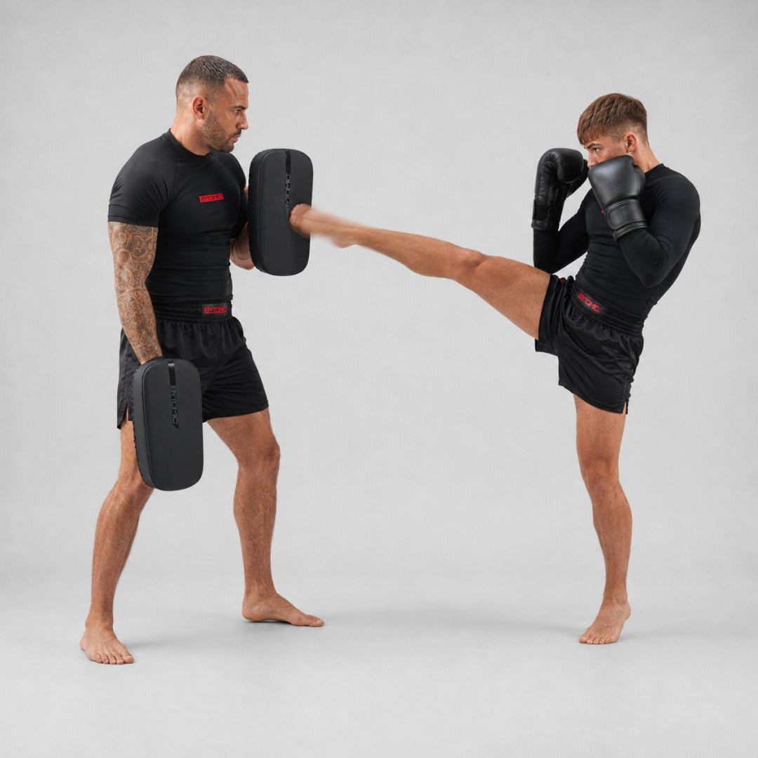Black/Black Bytomic Red Label Flat Thai Pads