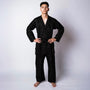 Black Bytomic Red Label V-Neck Martial Arts Uniform
