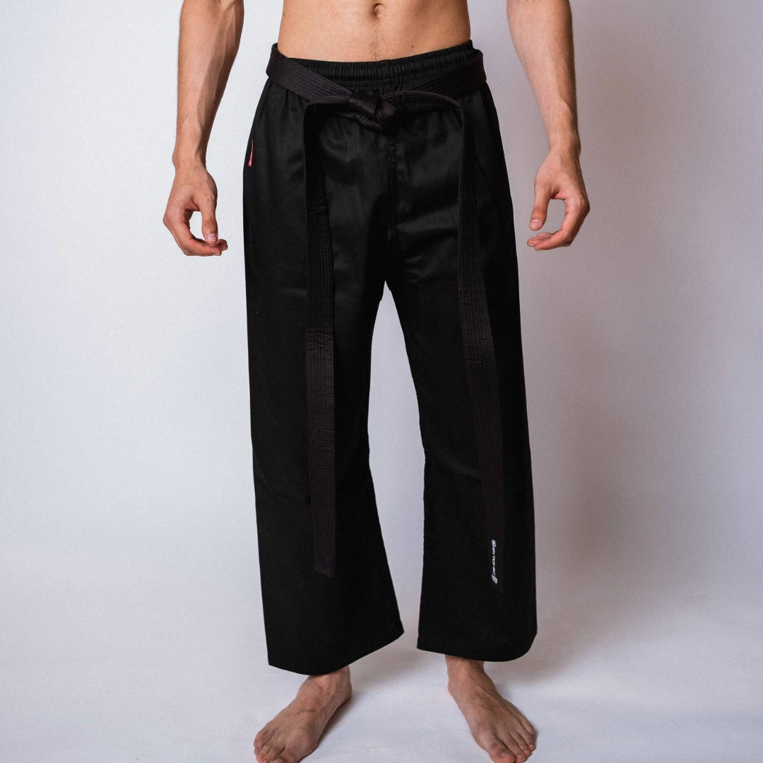 Black Bytomic Red Label V-Neck Martial Arts Uniform
