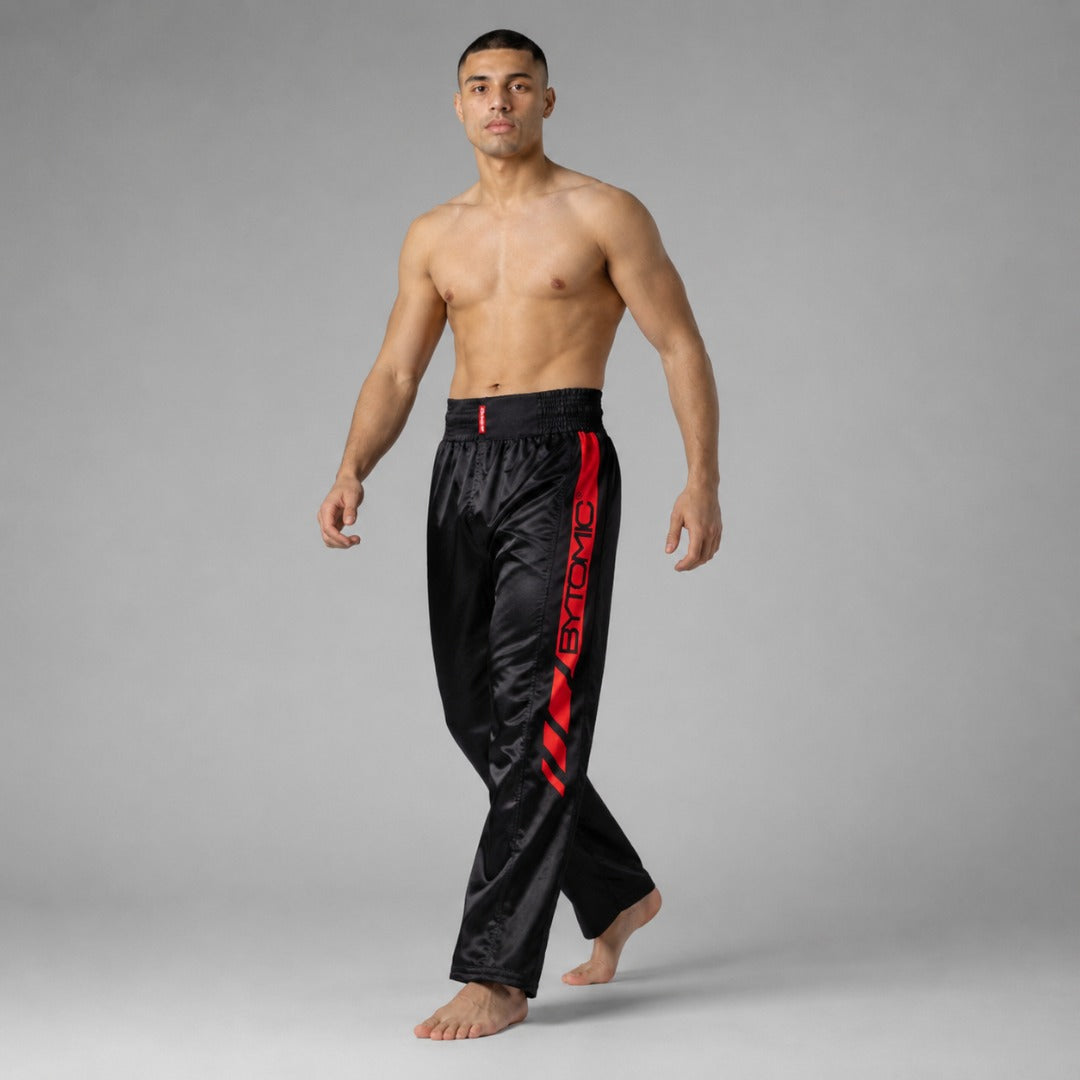 Bytomic Red Label Mesh Kickboxing Pants Black/Red