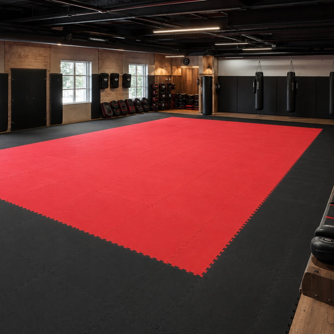 Black/Red Bytomic Reversible 40mm Jigsaw Mat at Bytomic Trade & Wholesale 4