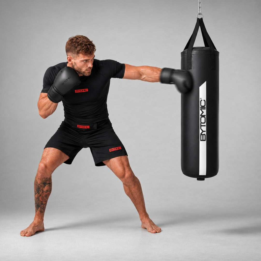 Black/White Bytomic Red Label 4ft Punch Bag