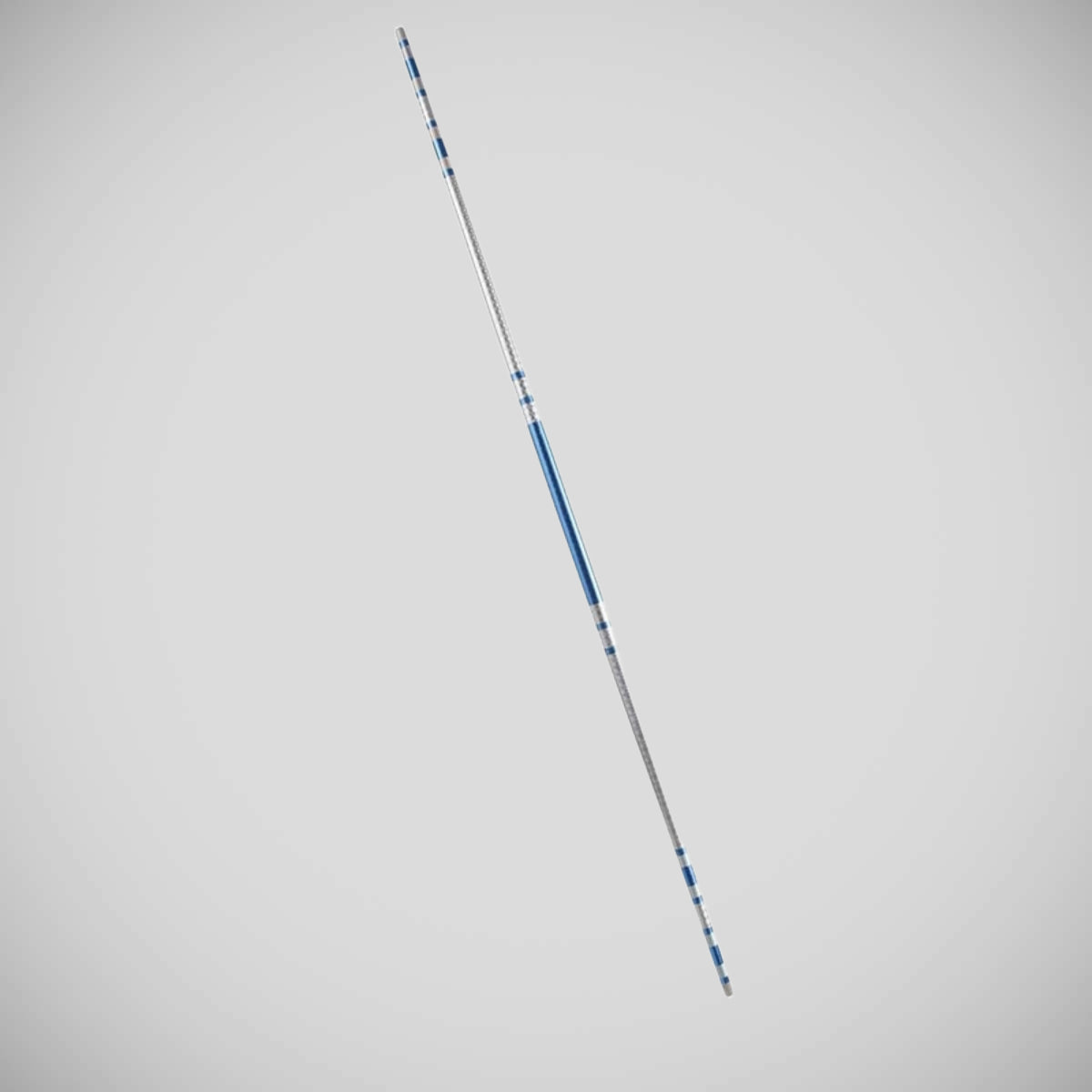 Blue/Silver Bytomic 6ft Striped Chrome Competition Bo Staff at Bytomic Trade and Wholesale