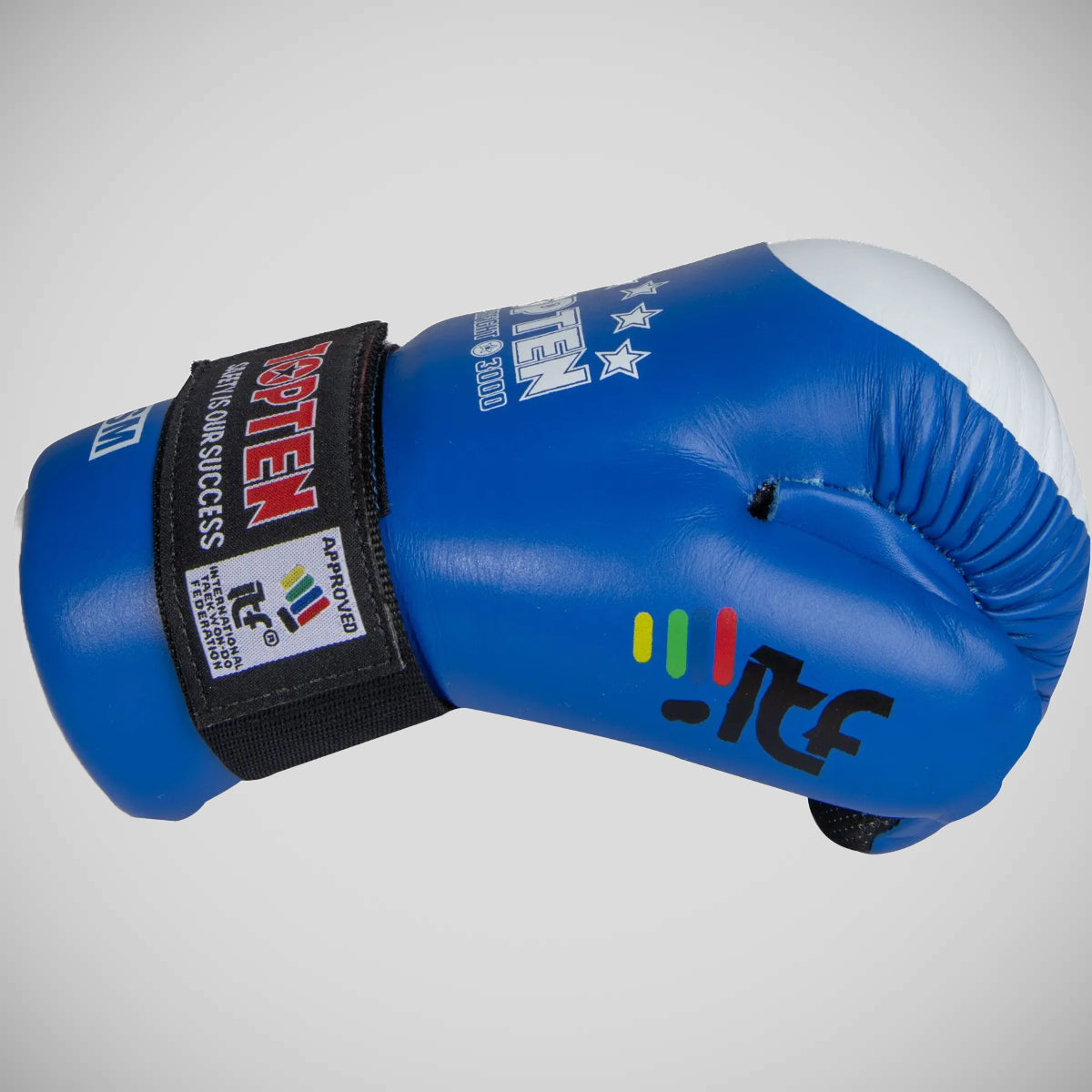Blue Top Ten Open Hand Superfight ITF Gloves at Bytomic Trade and Wholesale