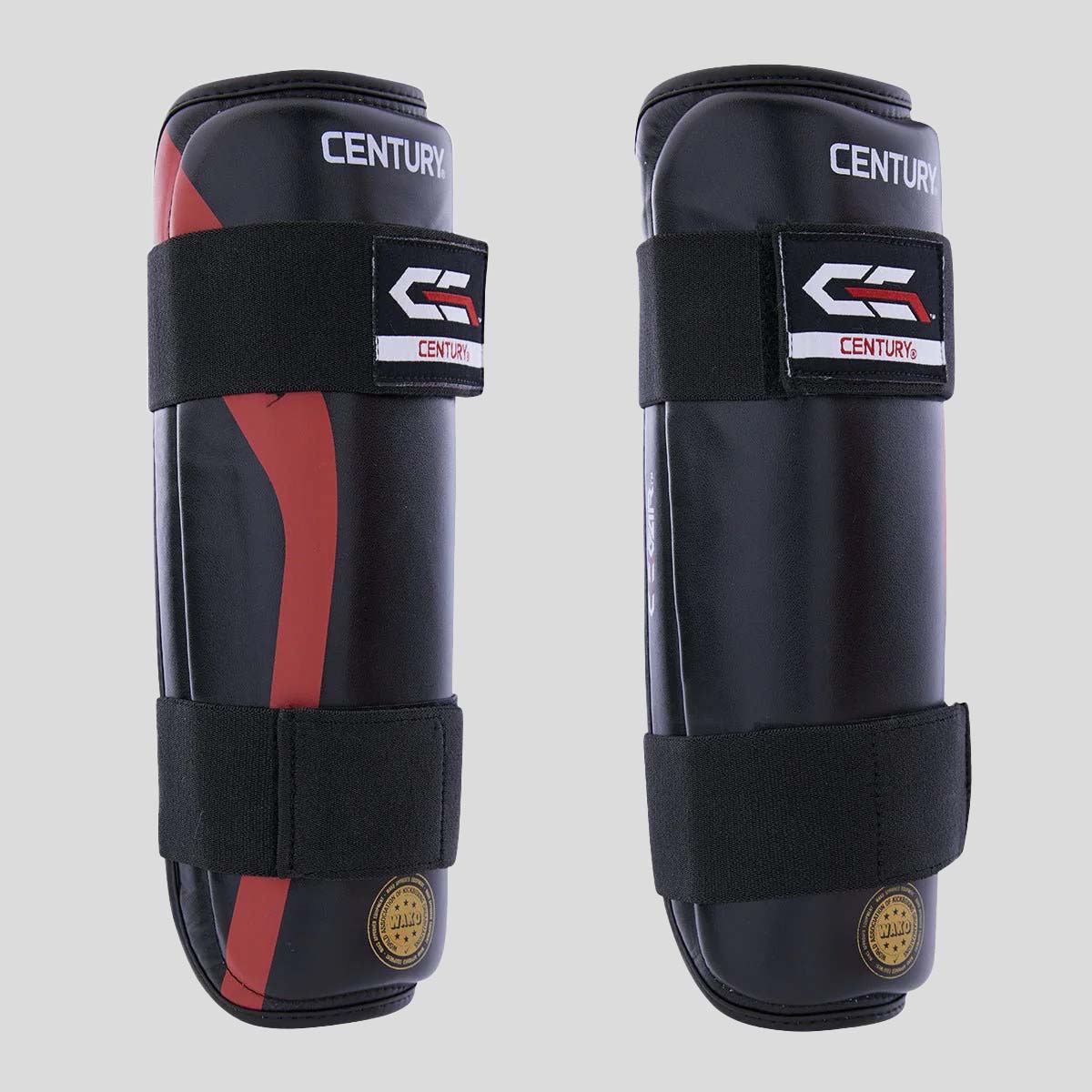Century C-Gear Determination Shin Guards Black/Red at Bytomic Trade and Wholesale