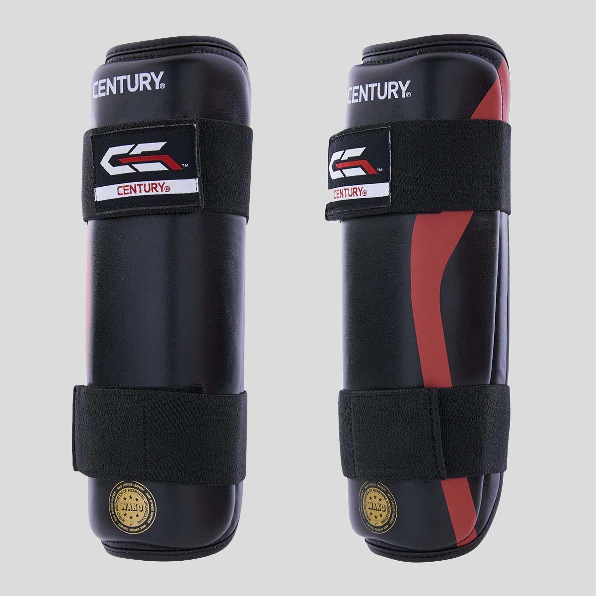 Century C-Gear Determination Shin Guards Black/Red at Bytomic Trade and Wholesale