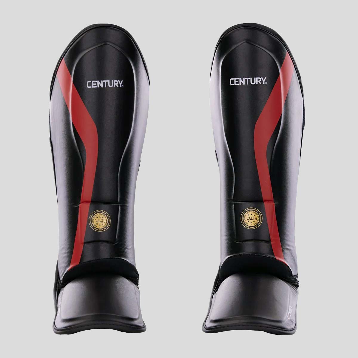 Century C-Gear Determination Shin Instep Guards Black/Red at Bytomic Trade and Wholesale