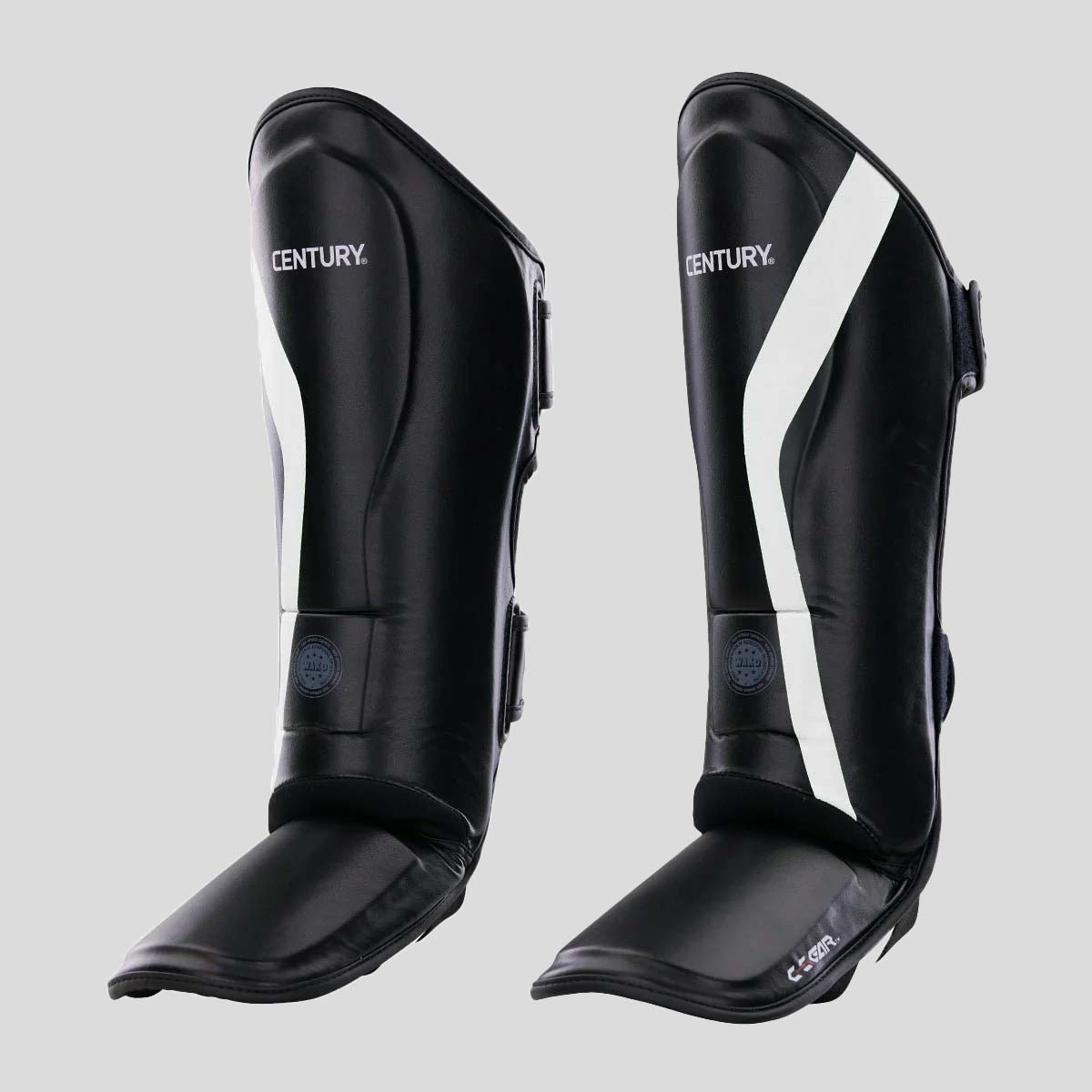 Century C-Gear Determination Shin Instep Guards Black/White at Bytomic Trade and Wholesale