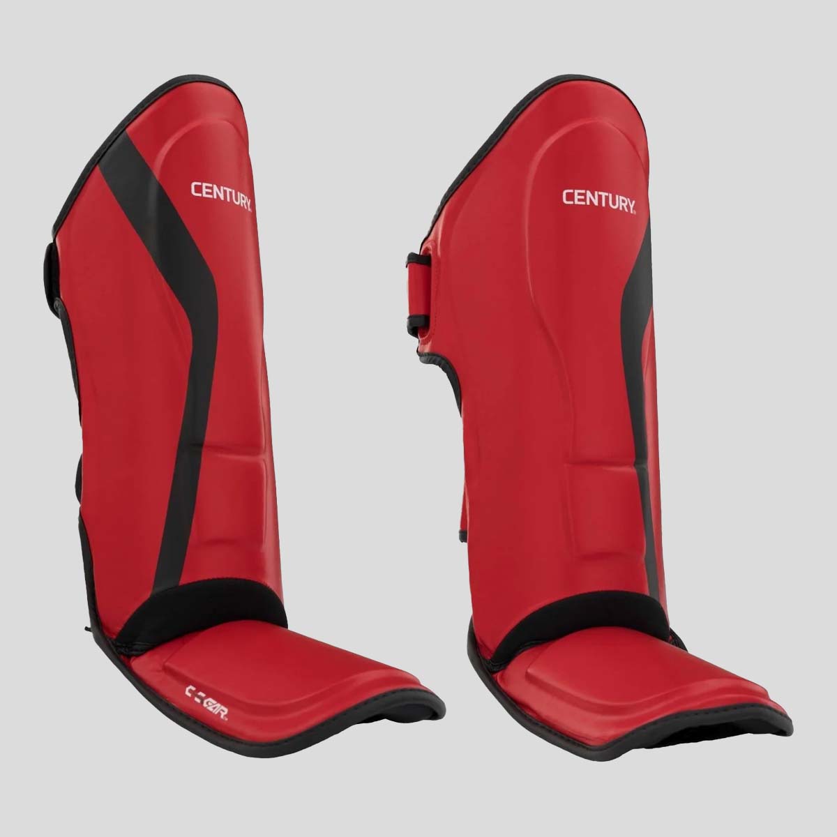 Century C-Gear Determination Shin Instep Guards Red/Black at Bytomic Trade and Wholesale