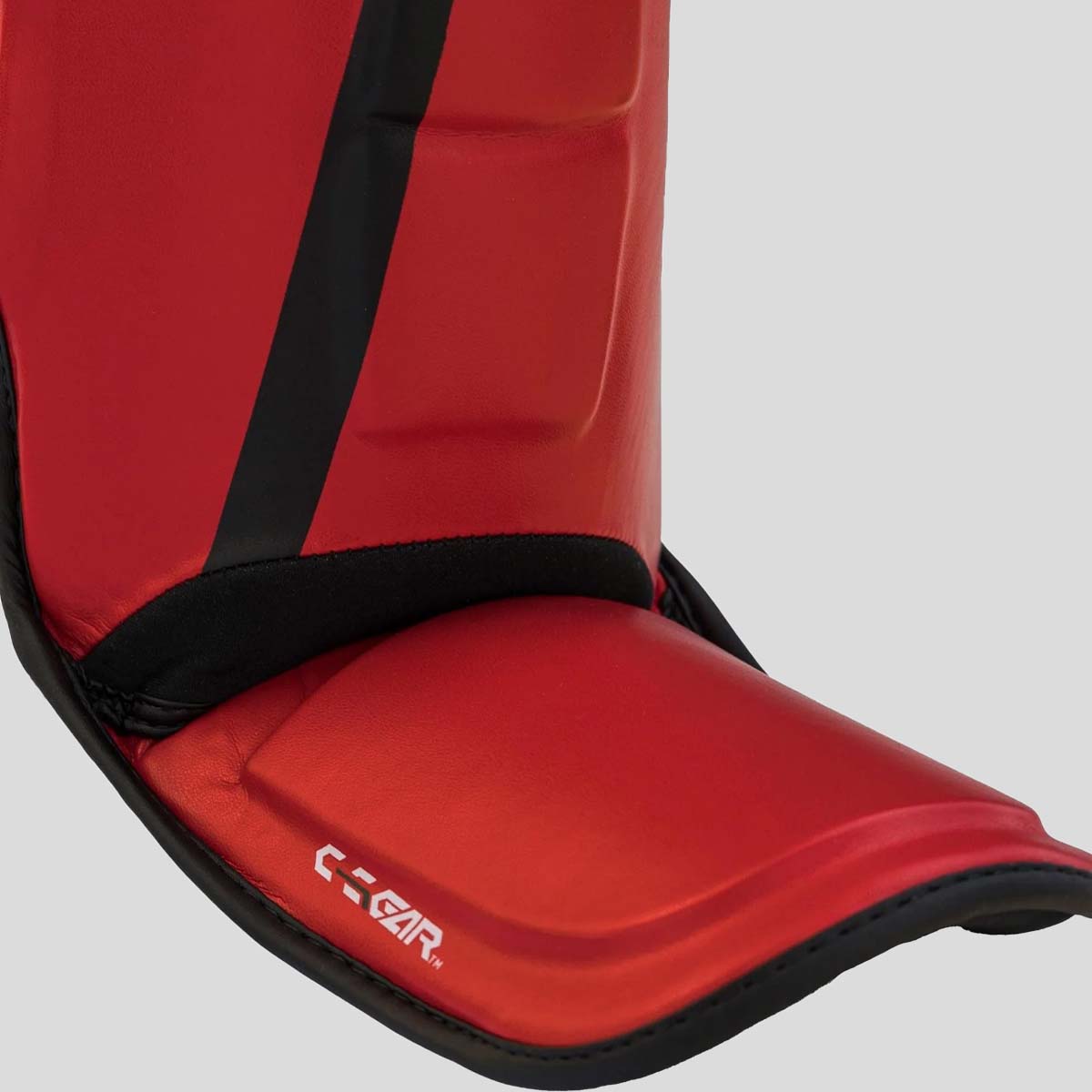 Century C-Gear Determination Shin Instep Guards Red/Black at Bytomic Trade and Wholesale