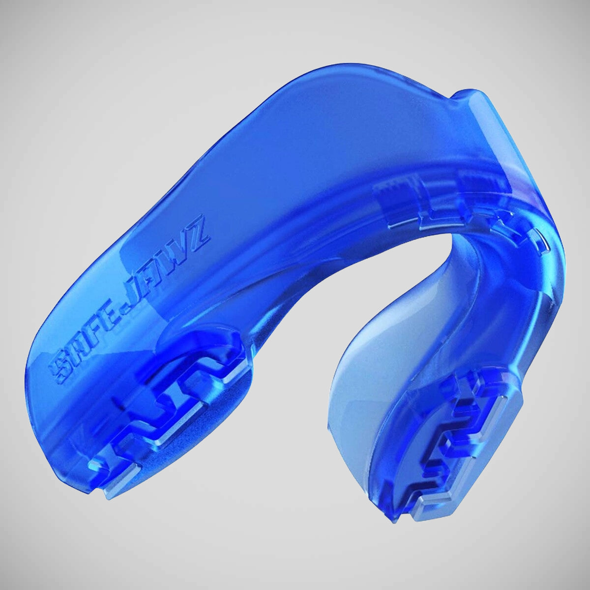 SafeJawz Extro Ice Mouth Guard Clear/Blue at Bytomic Trade and Wholesale