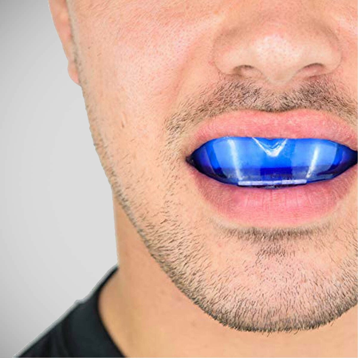 SafeJawz Extro Ice Mouth Guard Clear/Blue at Bytomic Trade and Wholesale