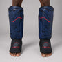 Fumetsu Dragon Slayer Shin Guards Blue/Black/Red