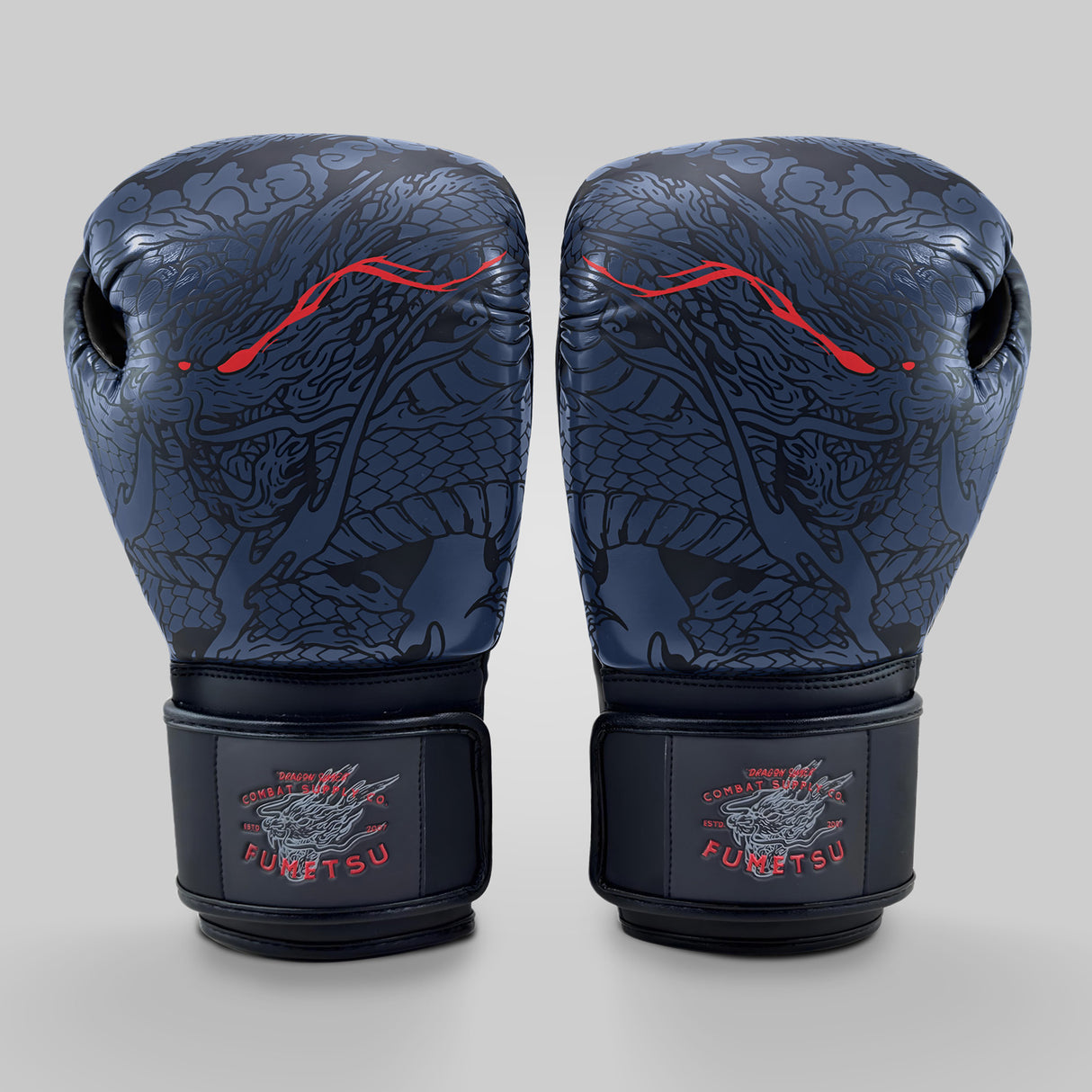 Fumetsu Dragon Slayer Boxing Gloves Blue/Black/Red at Bytomic Trade and Wholesale