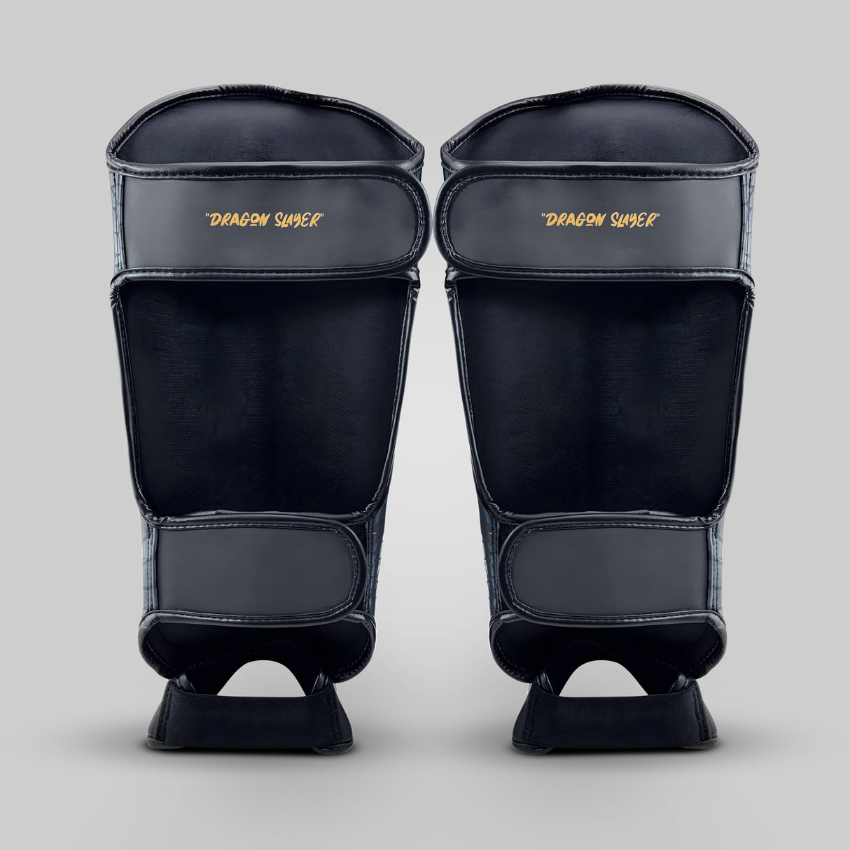 Fumetsu Dragon Slayer Shin Guards Black/Gold at Bytomic Trade and Wholesale