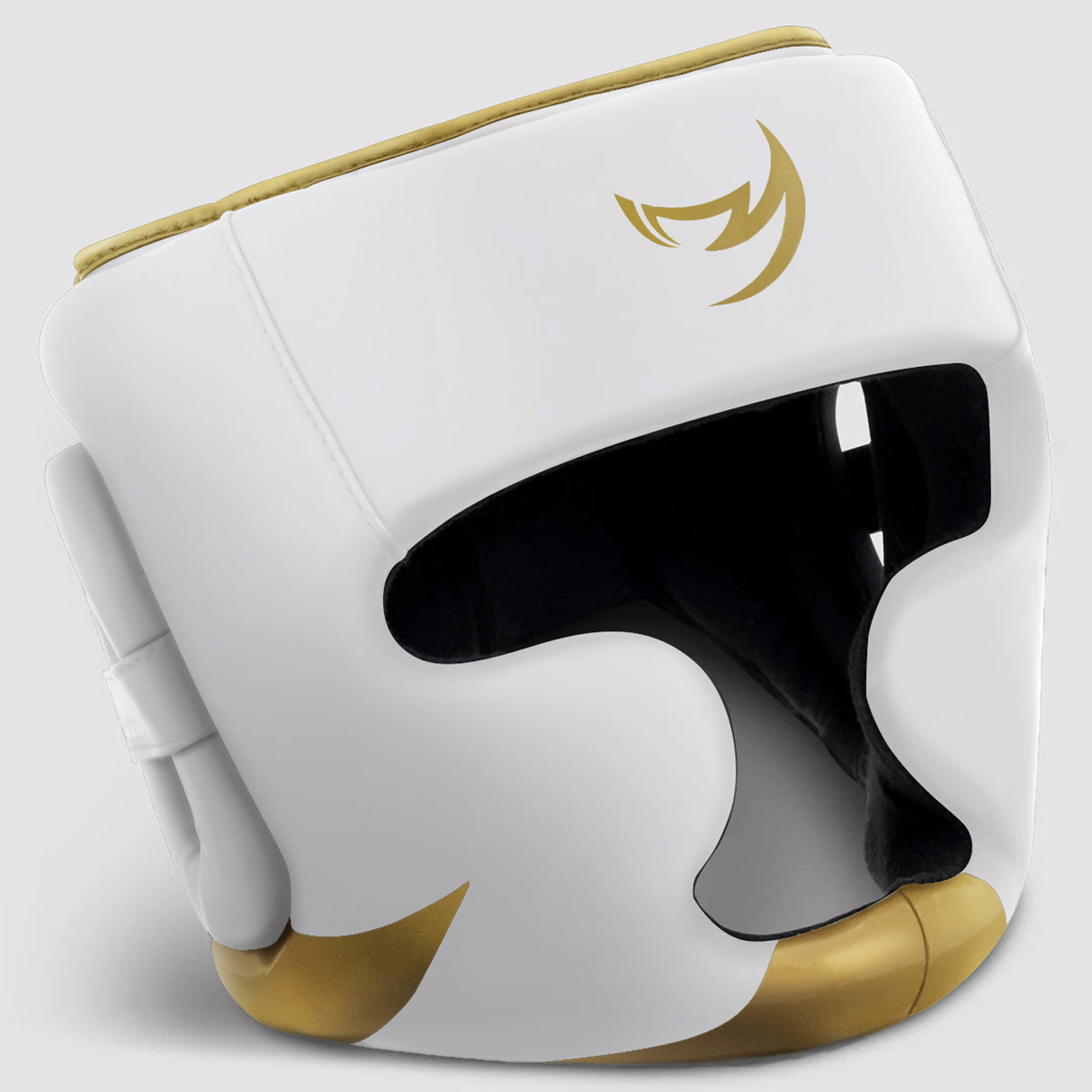 Fumetsu Ghost S3 Head Guard White/Gold at Bytomic Trade and Wholesale