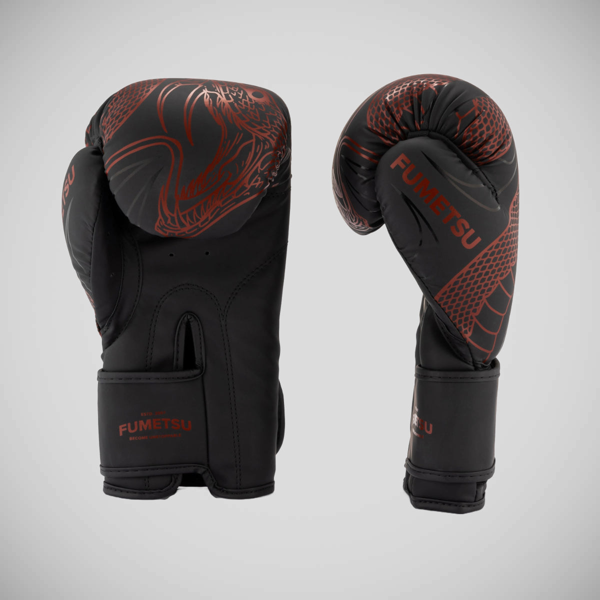 Fumetsu Anaconda Boxing Gloves Black/Red at Bytomic Trade and Wholesale
