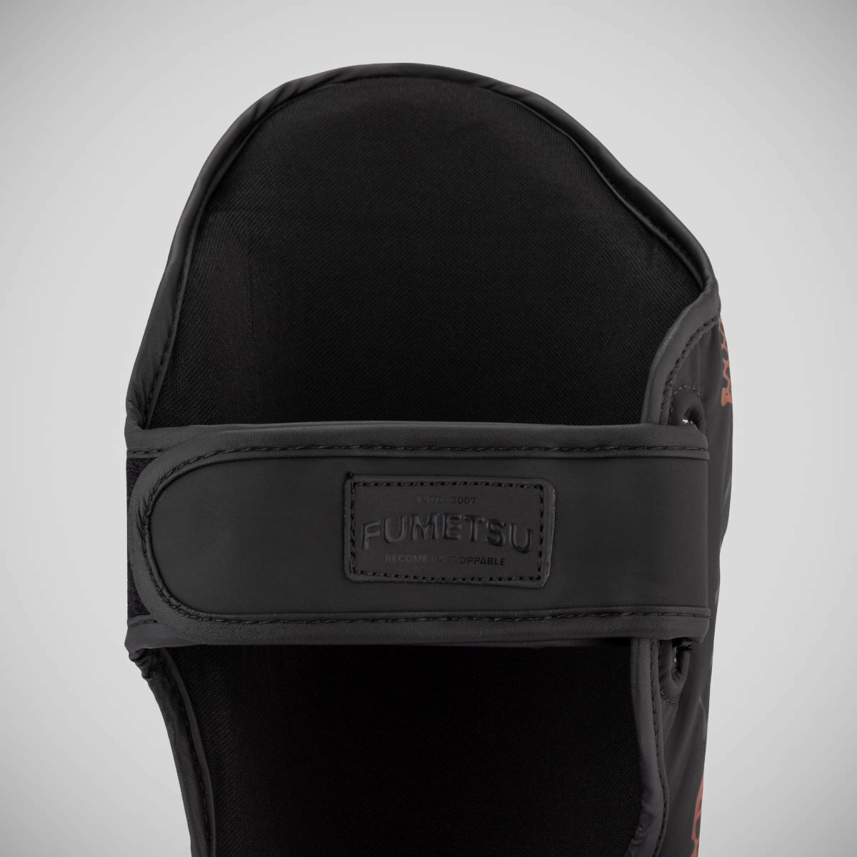 Fumetsu Anaconda Shin/Instep Guards Black/Red at Bytomic Trade and Wholesale
