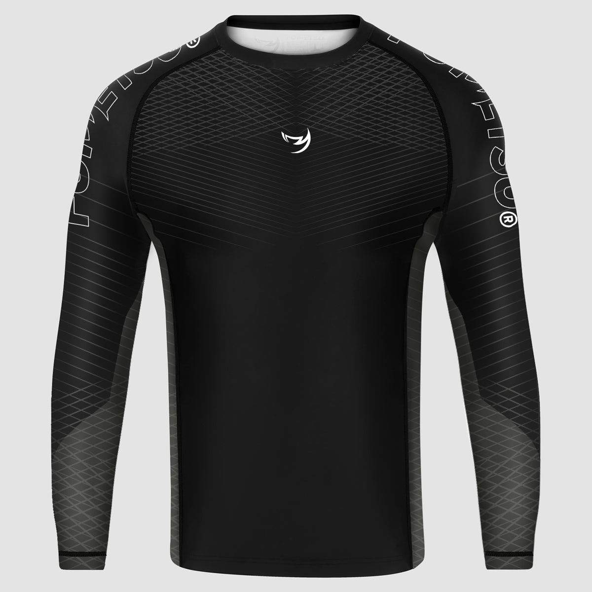 Fumetsu Competitor MK2 Long Sleeve Rash Guard Black/Black at Bytomic Trade and Wholesale