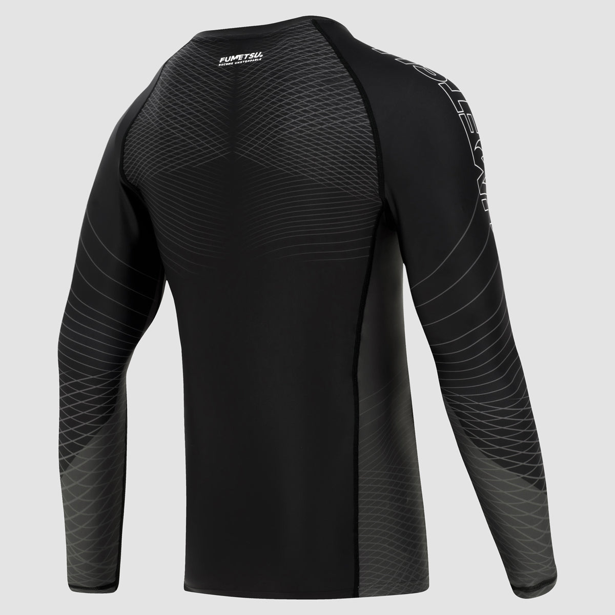Fumetsu Competitor MK2 Long Sleeve Rash Guard Black/Black at Bytomic Trade and Wholesale