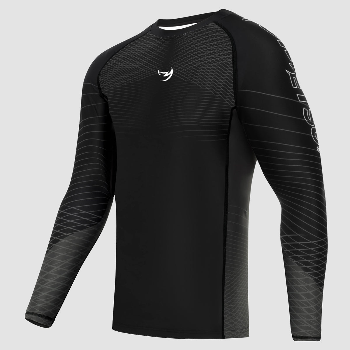 Fumetsu Competitor MK2 Long Sleeve Rash Guard Black/Black at Bytomic Trade and Wholesale