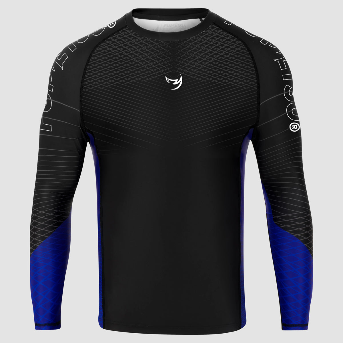 Fumetsu Competitor MK2 Long Sleeve Rash Guard Black/Blue at Bytomic Trade and Wholesale