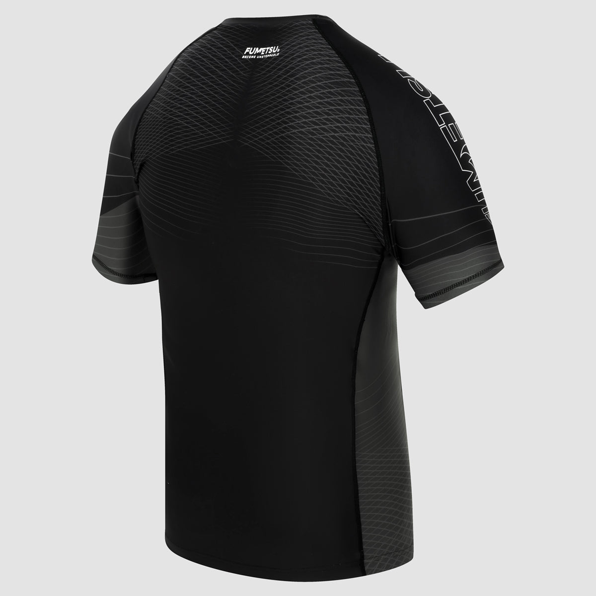 Fumetsu Competitor MK2 Short Sleeve Rash Guard Black/Black at Bytomic Trade and Wholesale