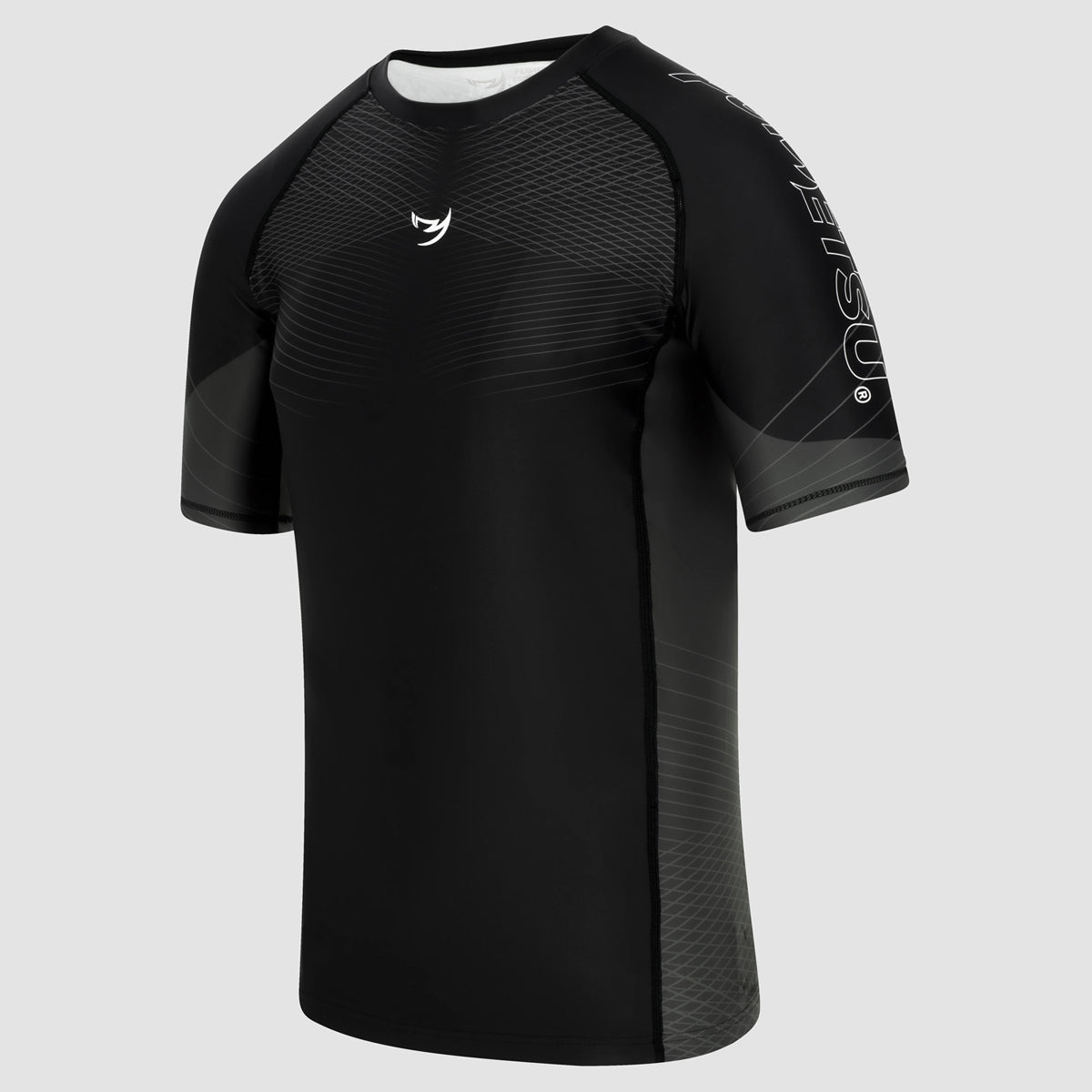 Fumetsu Competitor MK2 Short Sleeve Rash Guard Black/Black at Bytomic Trade and Wholesale