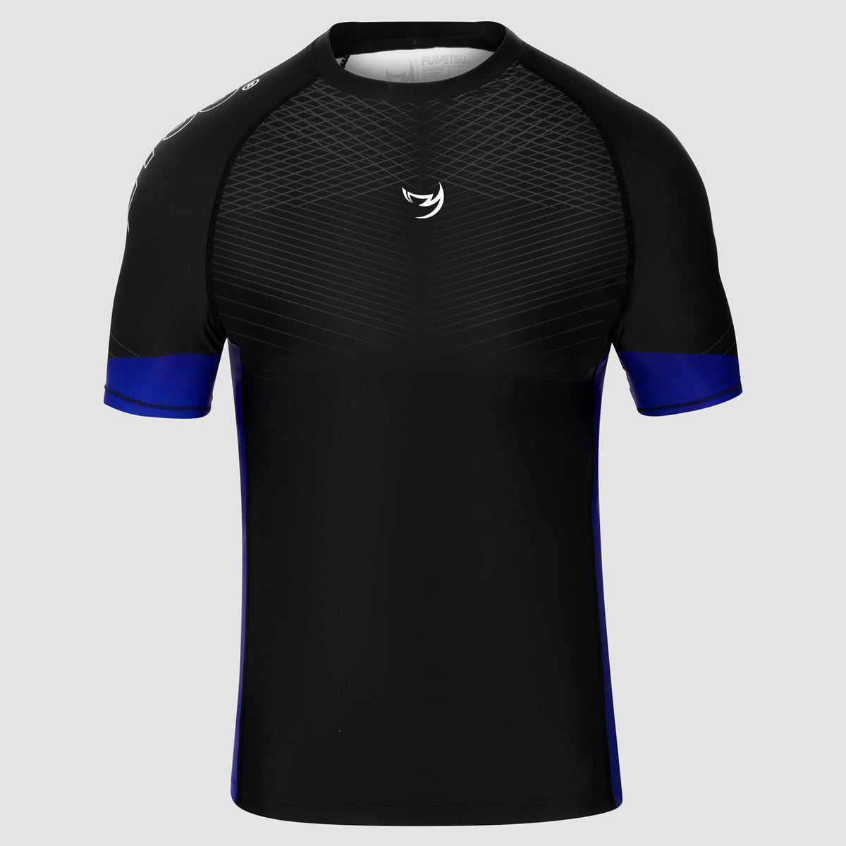 Fumetsu Competitor MK2 Short Sleeve Rash Guard Black/Blue at Bytomic Trade and Wholesale