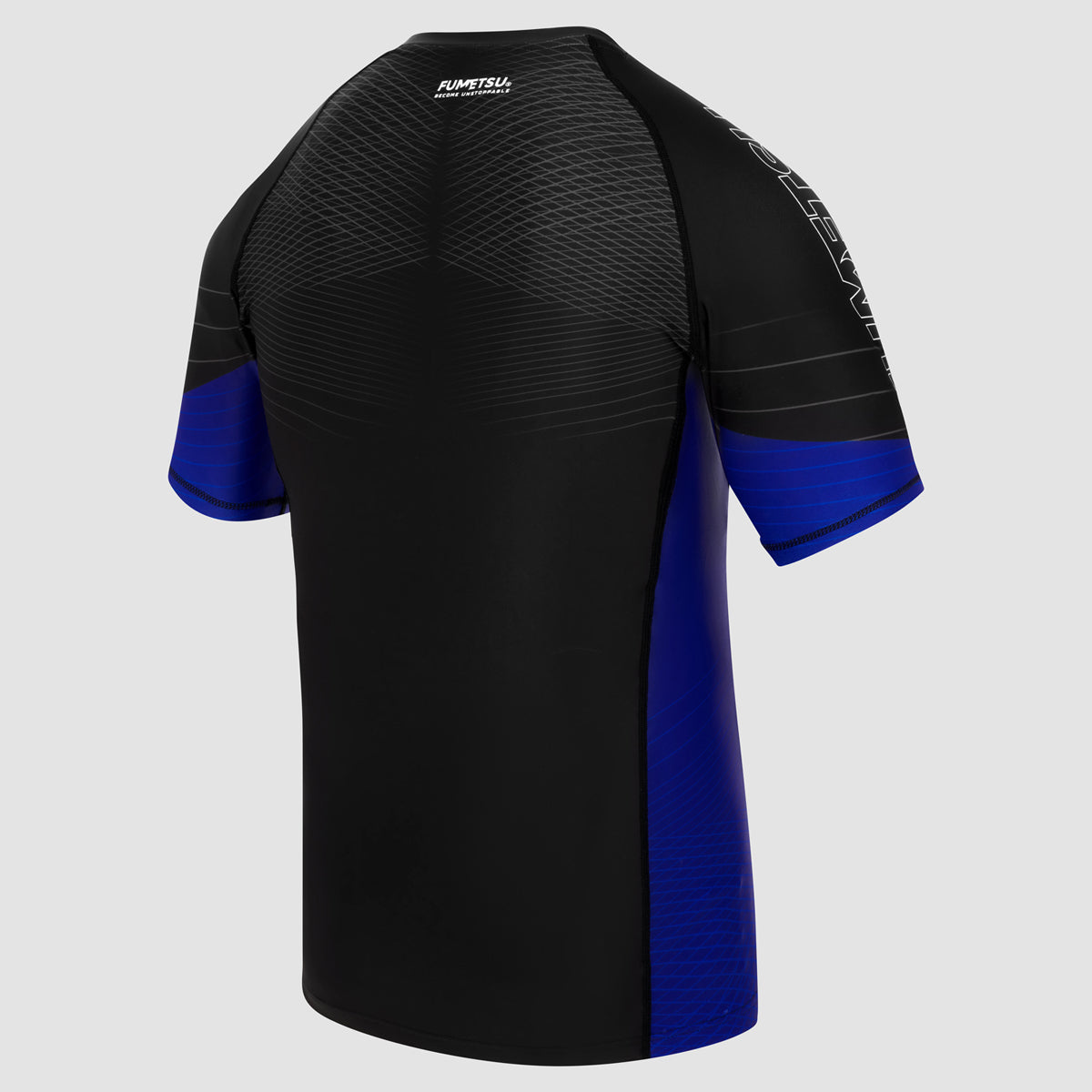 Fumetsu Competitor MK2 Short Sleeve Rash Guard Black/Blue at Bytomic Trade and Wholesale