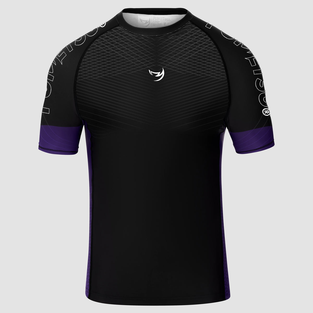 Fumetsu Competitor MK2 Short Sleeve Rash Guard Black/Purple at Bytomic Trade and Wholesale
