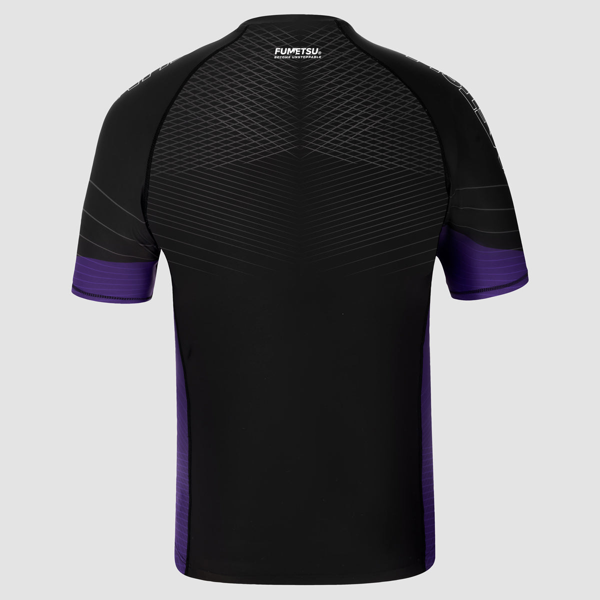 Fumetsu Competitor MK2 Short Sleeve Rash Guard Black/Purple at Bytomic Trade and Wholesale