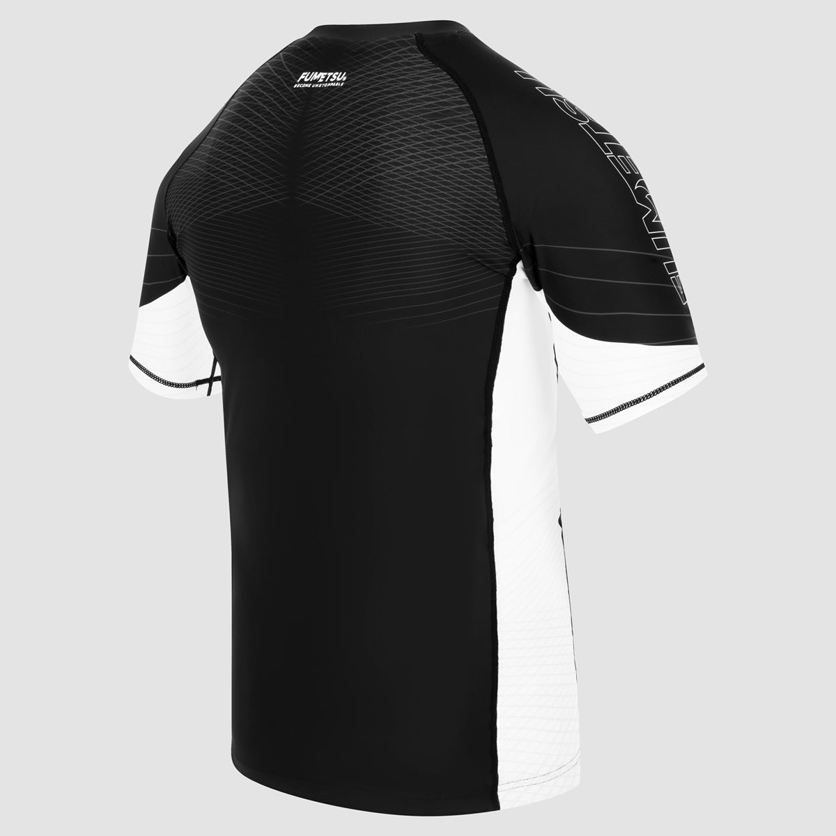 Fumetsu Competitor MK2 Short Sleeve Rash Guard Black/White at Bytomic Trade and Wholesale