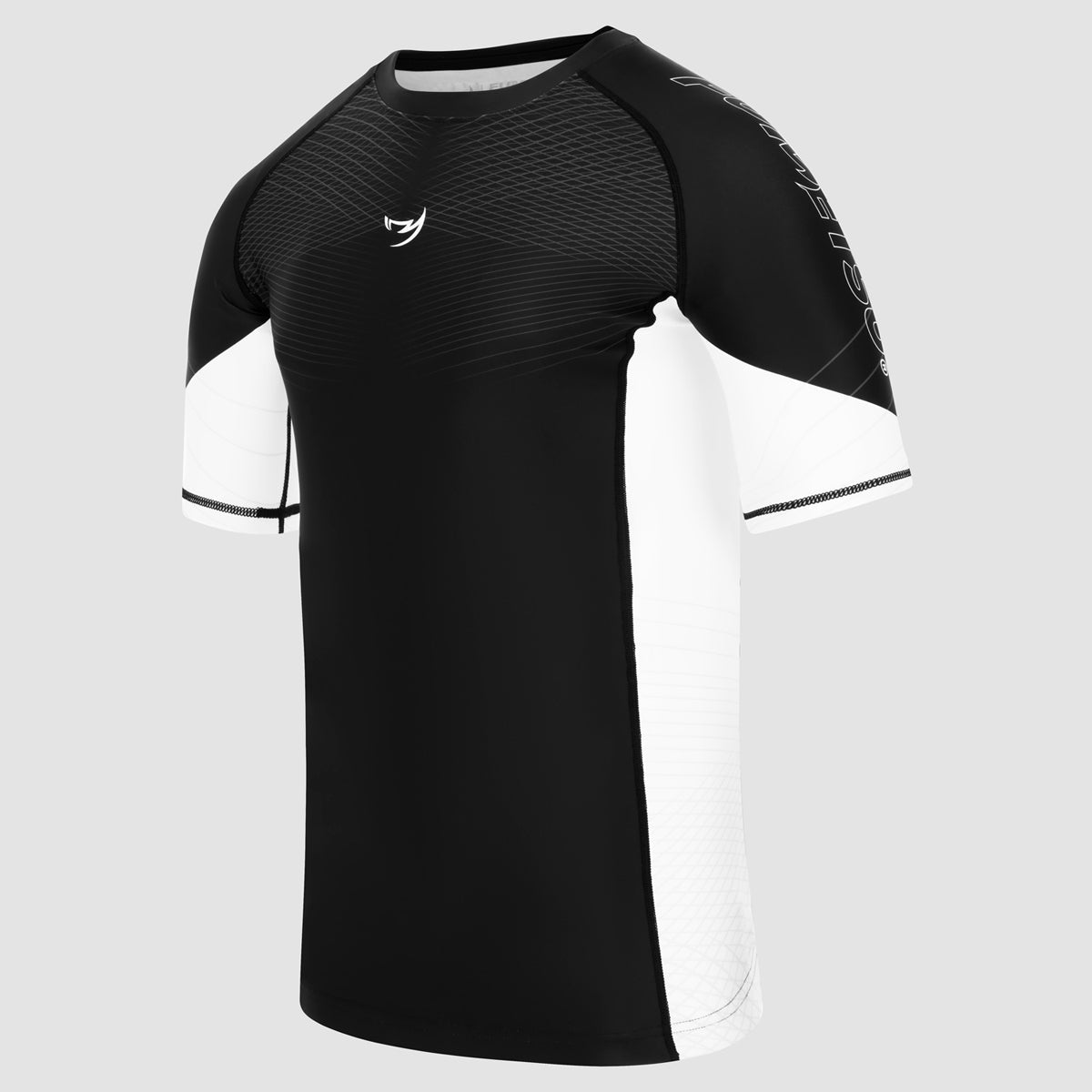 Fumetsu Competitor MK2 Short Sleeve Rash Guard Black/White at Bytomic Trade and Wholesale