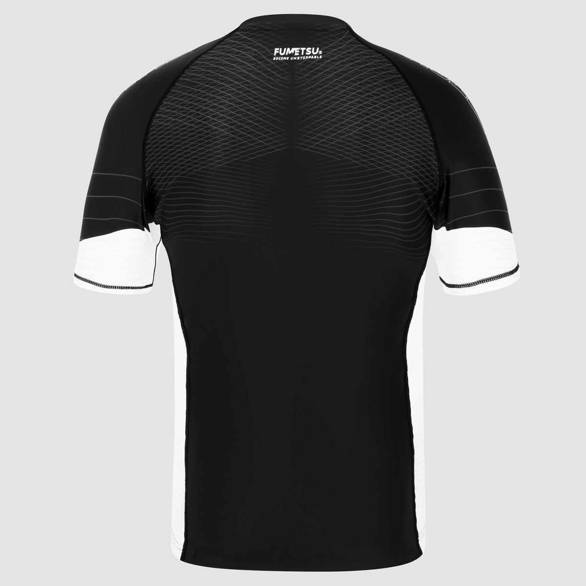 Fumetsu Competitor MK2 Short Sleeve Rash Guard Black/White at Bytomic Trade and Wholesale
