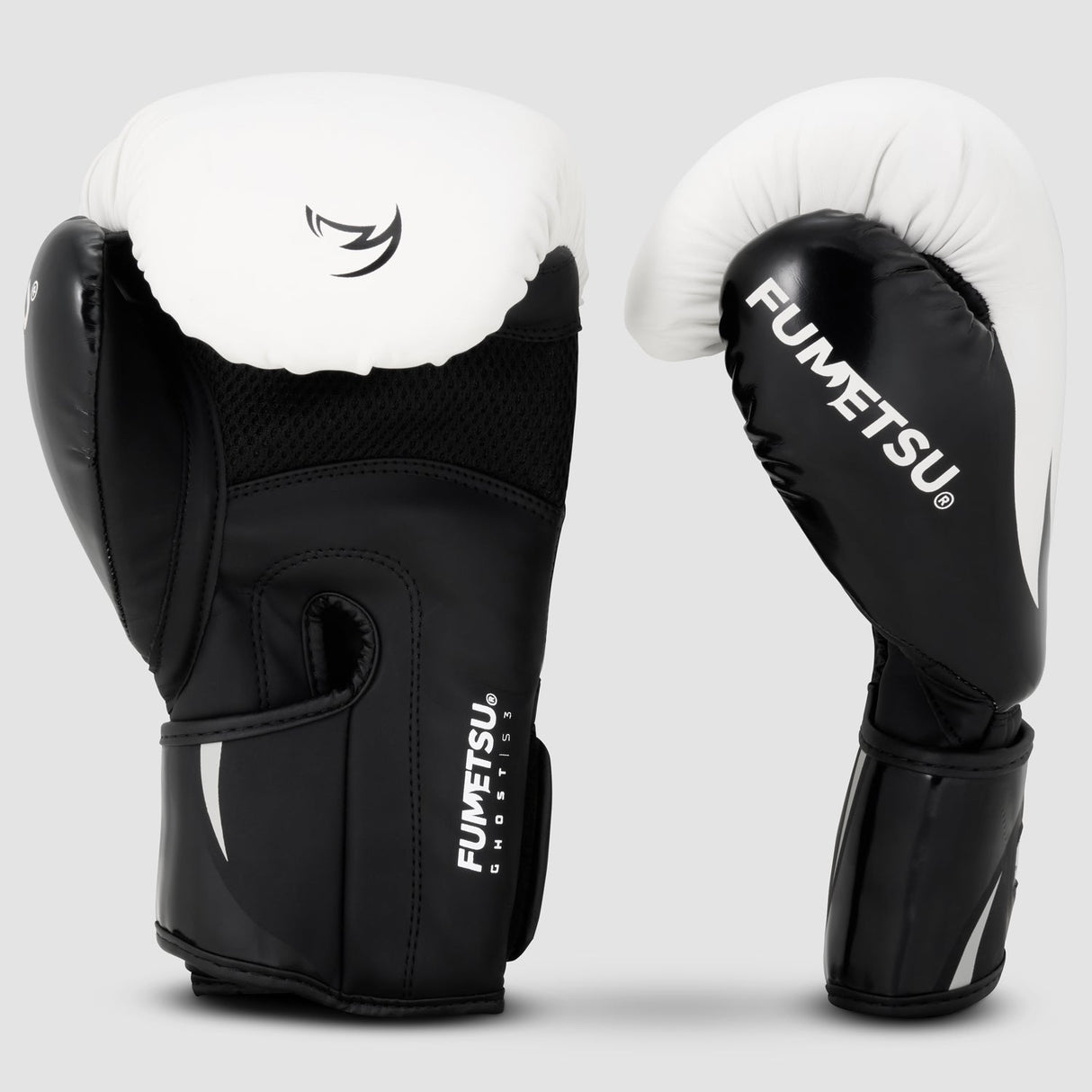 Fumetsu Ghost S3 Boxing Gloves White/Black/Grey at Bytomic Trade and Wholesale