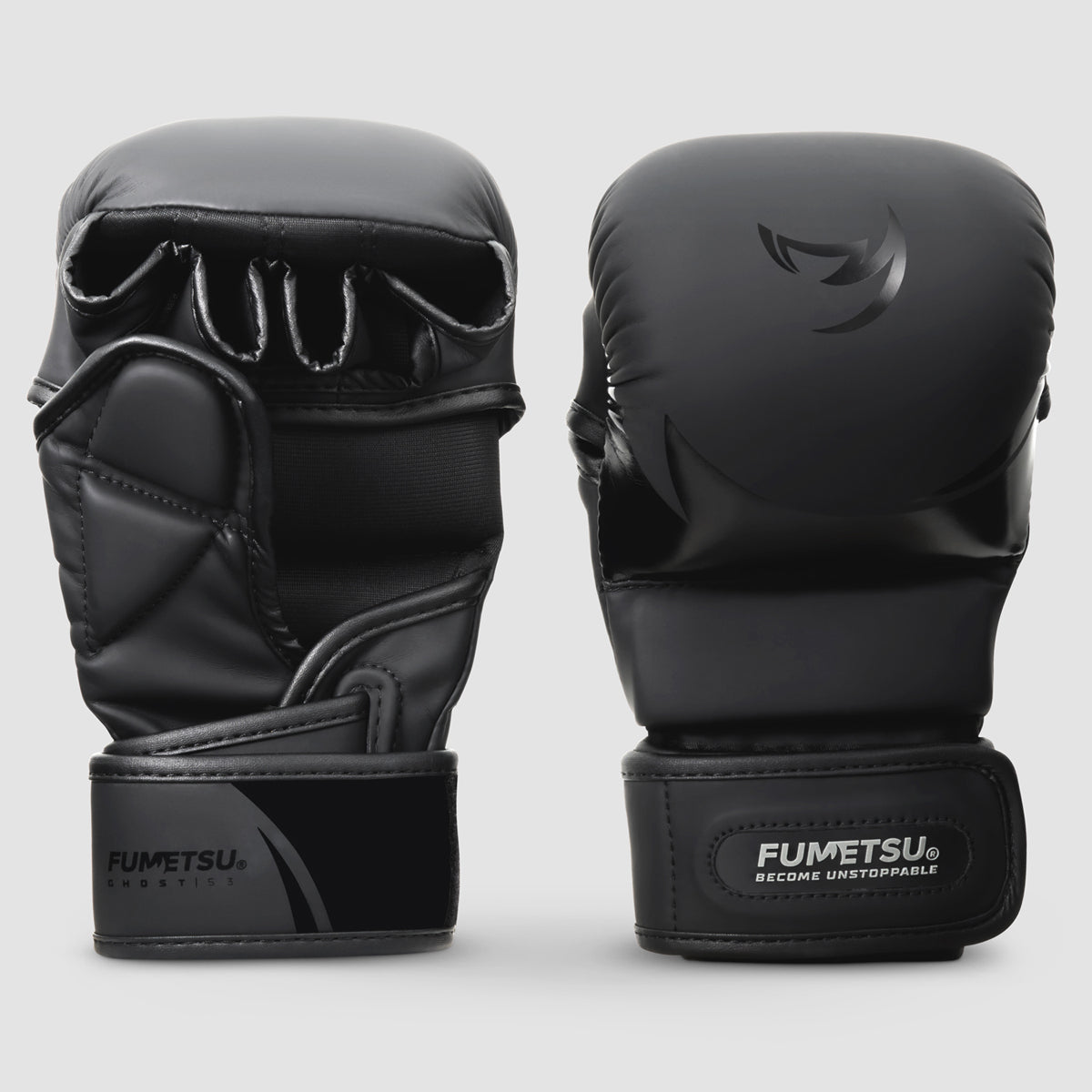 Fumetsu Ghost S3 Kids MMA Sparring Gloves Black/Black at Bytomic Trade and Wholesale