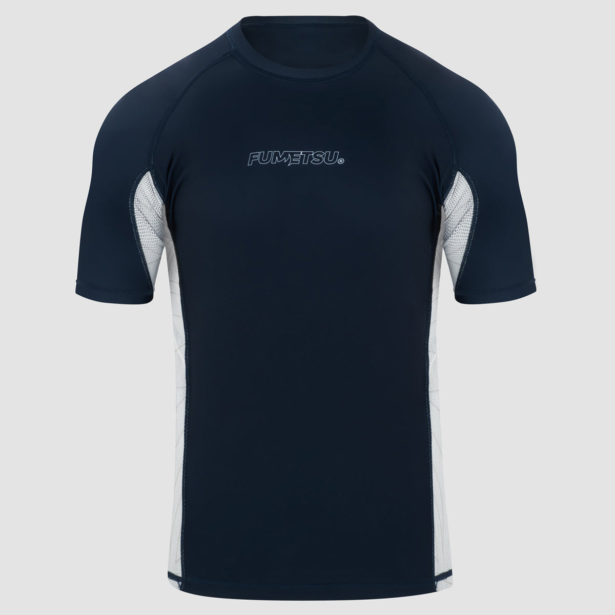 Fumetsu Icon Short Sleeve Rash Guard Navy/White at Bytomic Trade and Wholesale