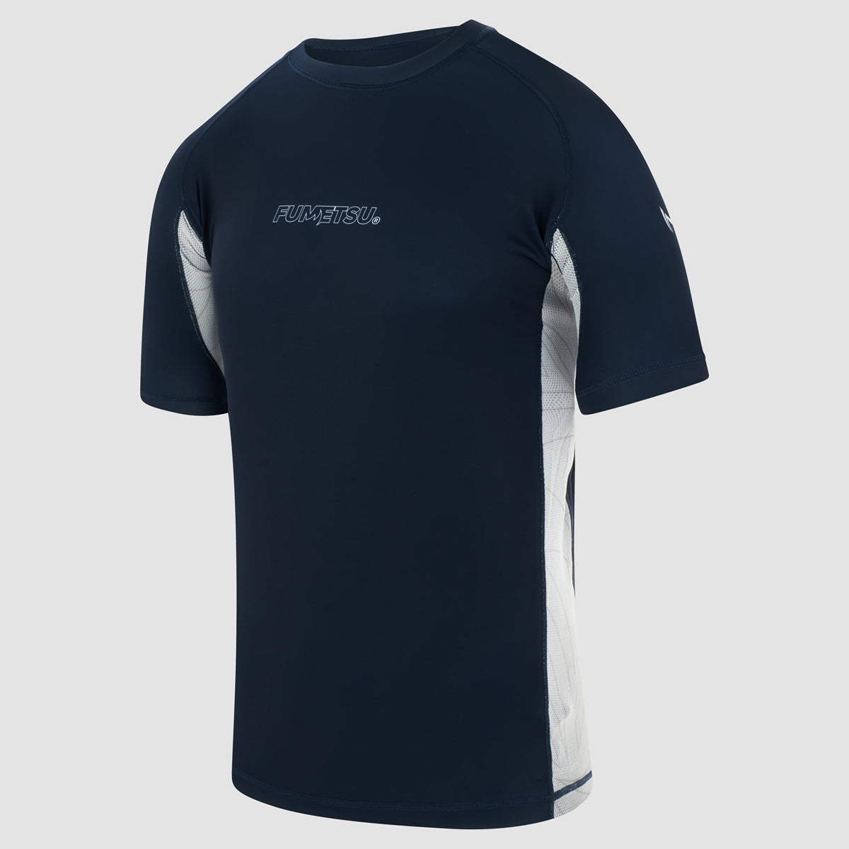 Fumetsu Icon Short Sleeve Rash Guard Navy/White at Bytomic Trade and Wholesale