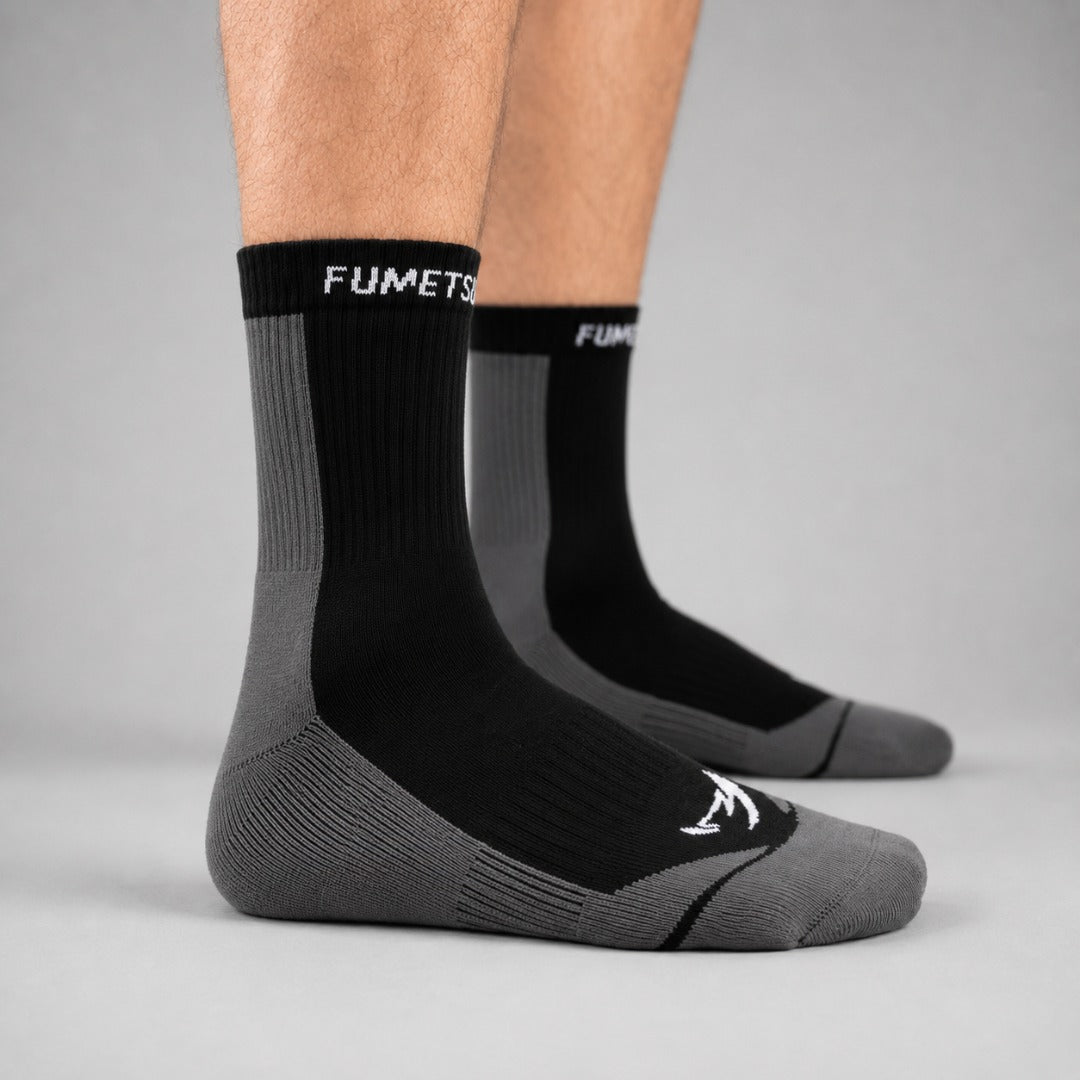Fumetsu Ghost 2 Pack Socks Black/Grey