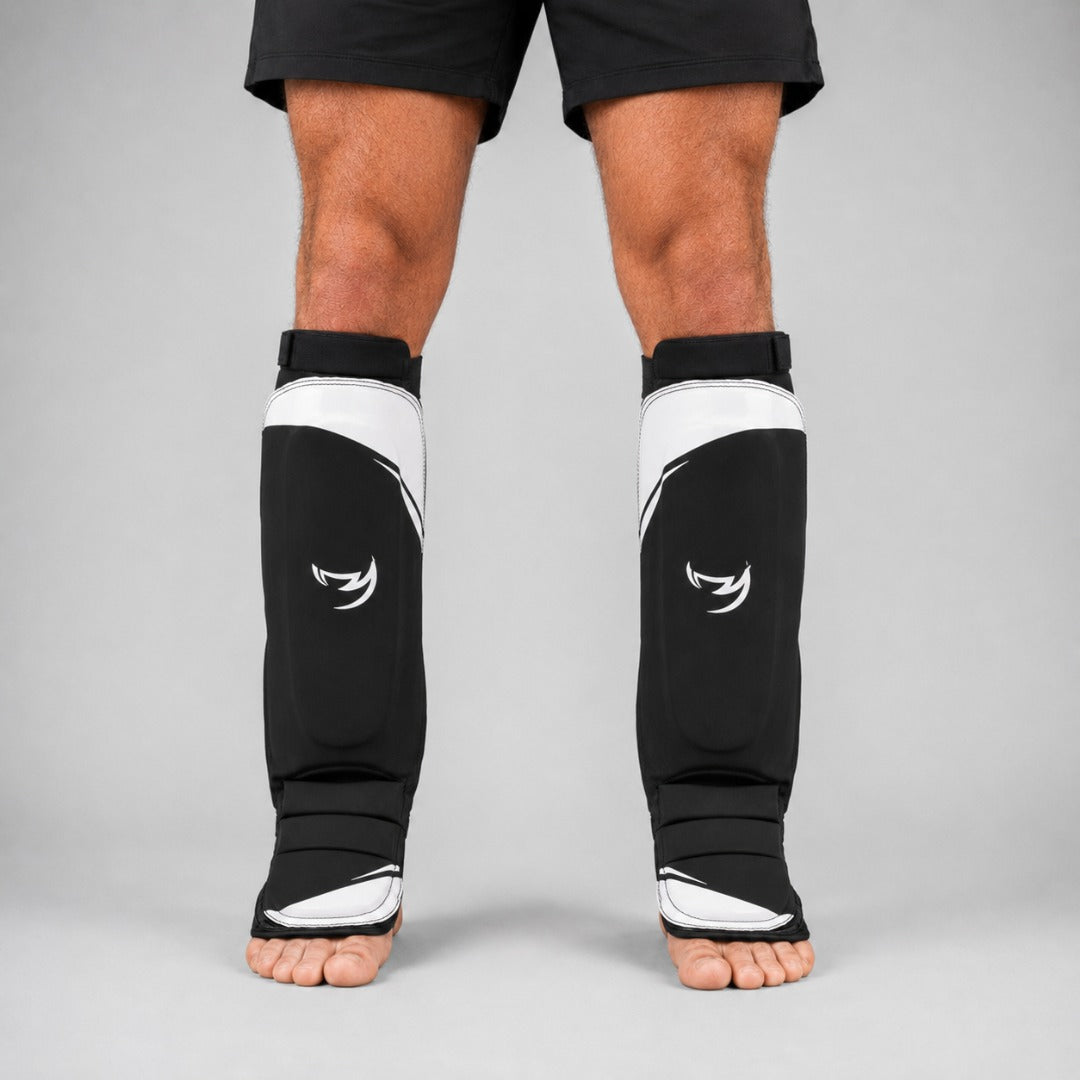 Ghost S3 MMA Shin Guards Black/White at Bytomic Trade & Wholesale 3